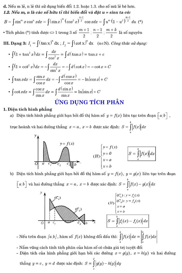 Công thức giải nhanh trắc nghiệm nguyên hàm và tích phân (13).jpg