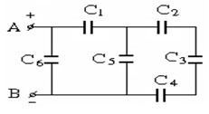 Hiệu điện thế và điện tích trên từng tụ.png