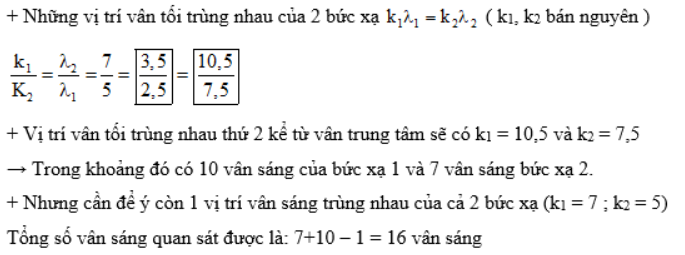 vạch sáng quan sát được nằm giữa vân sáng trung tâm và vân tối trùng thứ 2.png